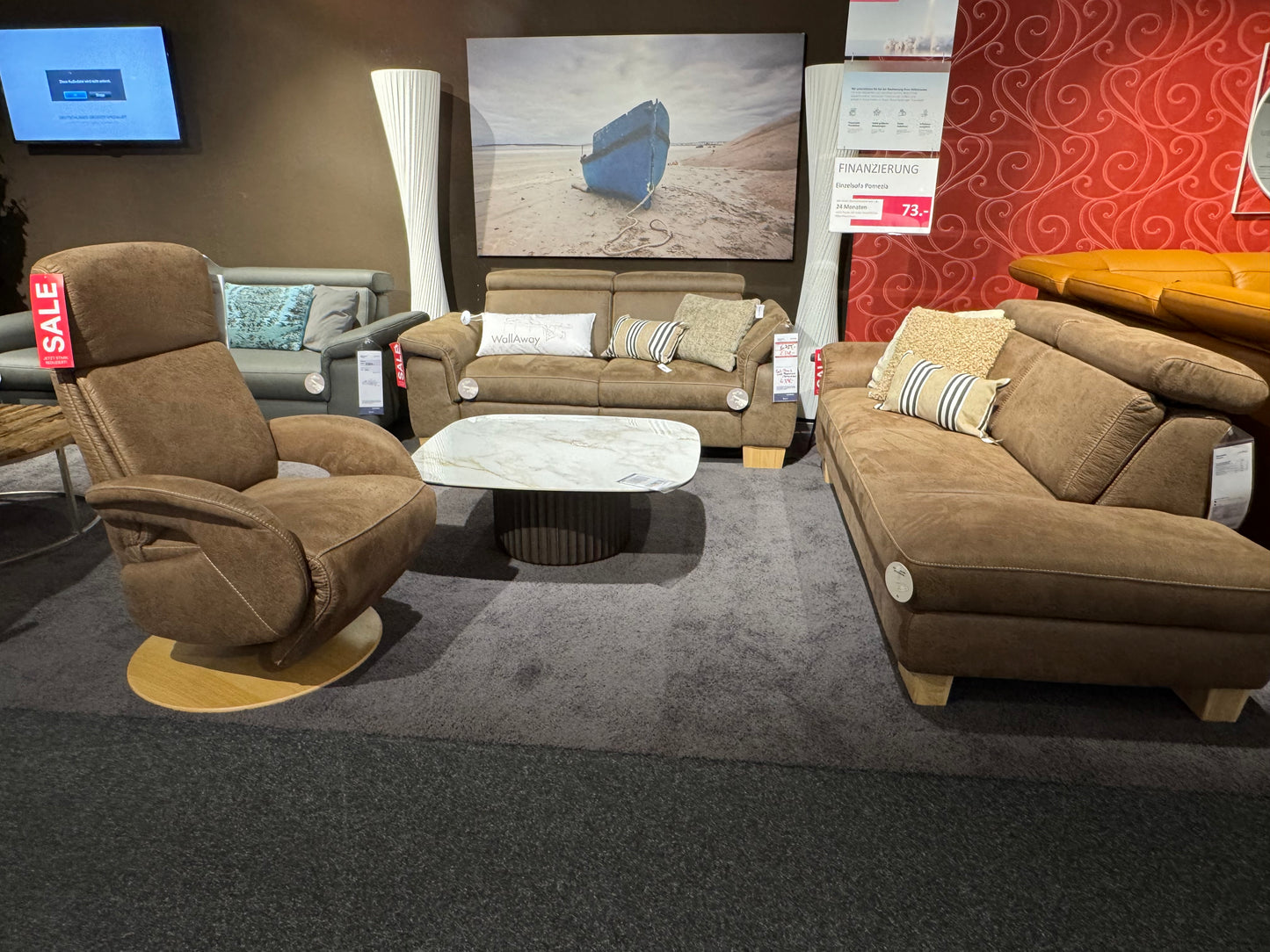 Einzelsofa Pomezia Set - Harburg