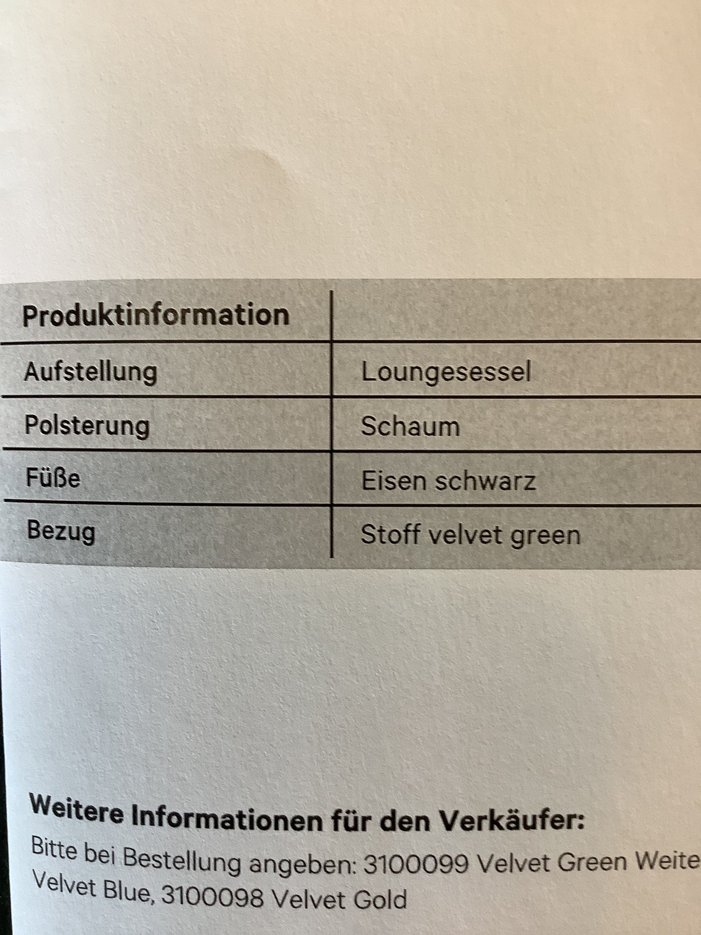Sessel Zandir | Lübeck