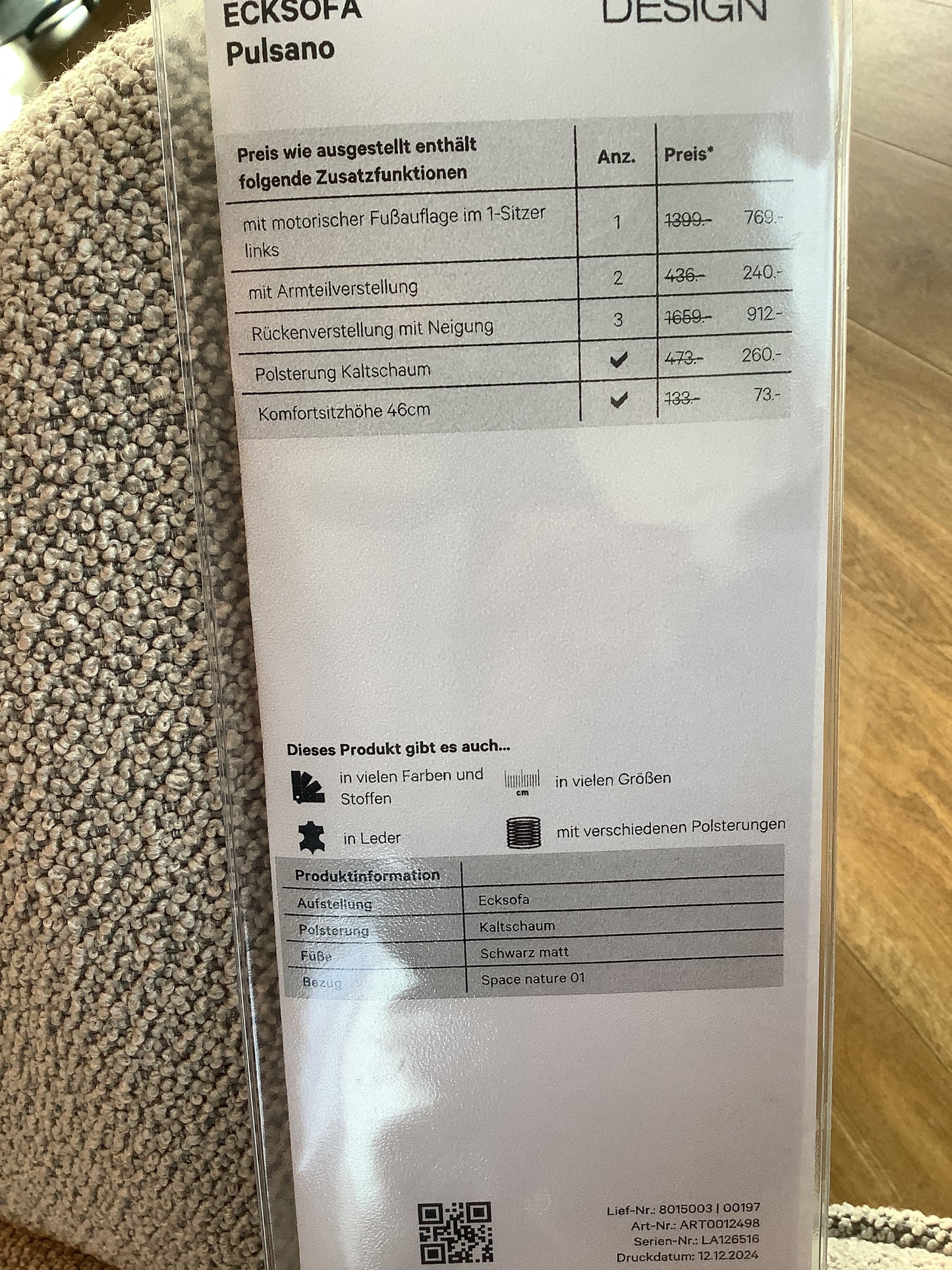 Ecksofa Pulsano | Lübeck