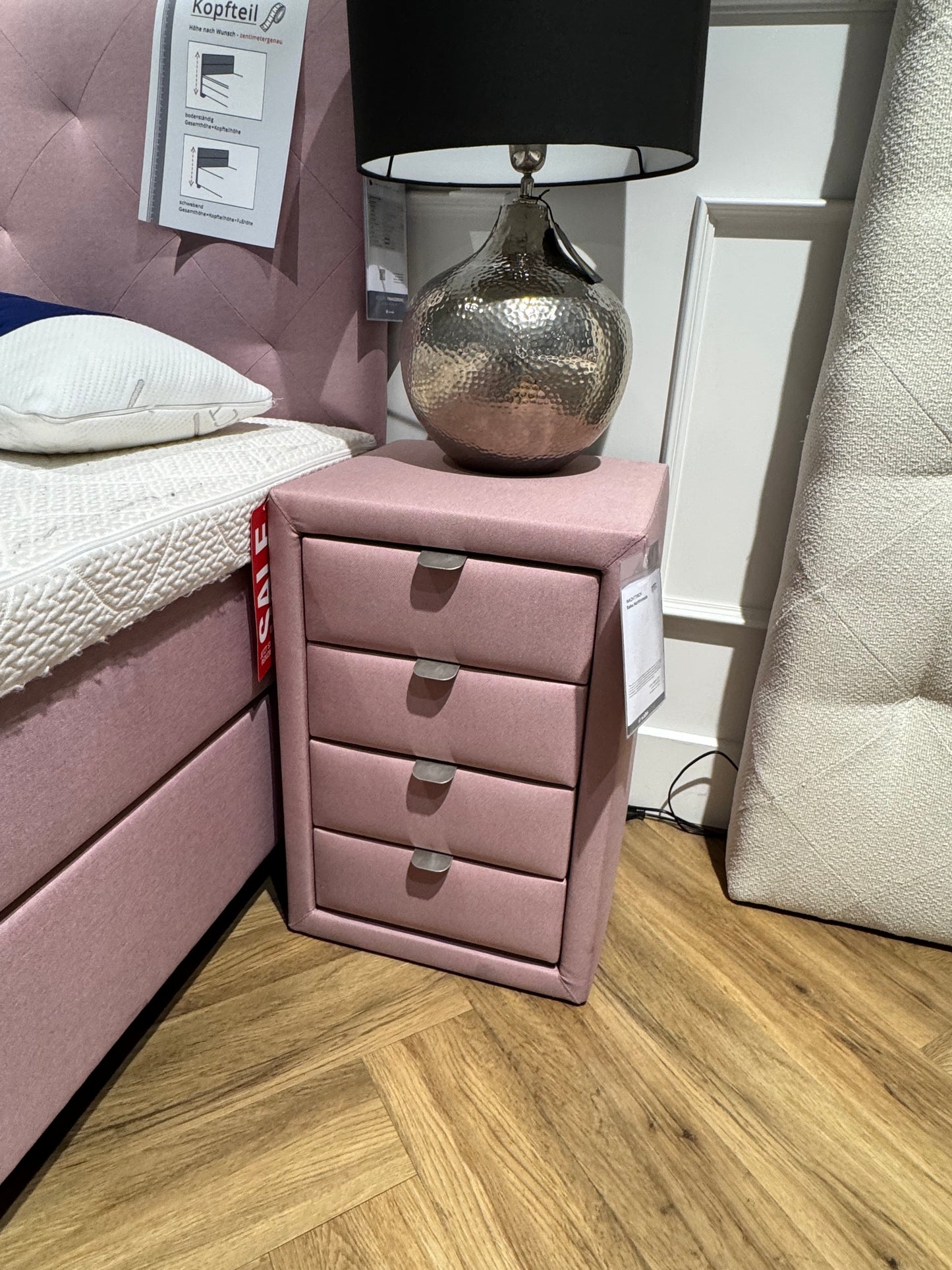 Set Boxspringbett Salea - Harburg