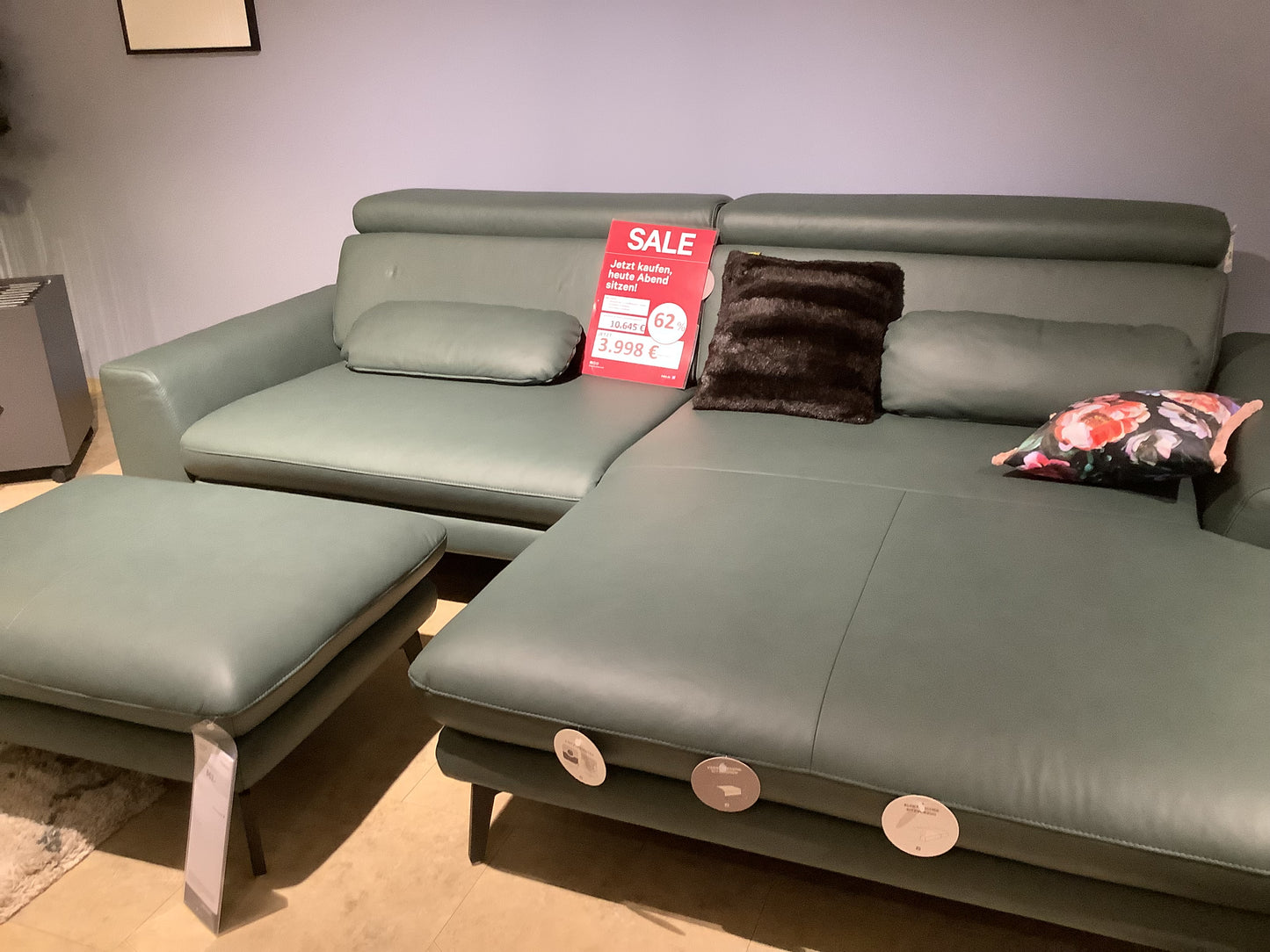 Ecksofa „Parim“ + Hocker Store Cloppenburg