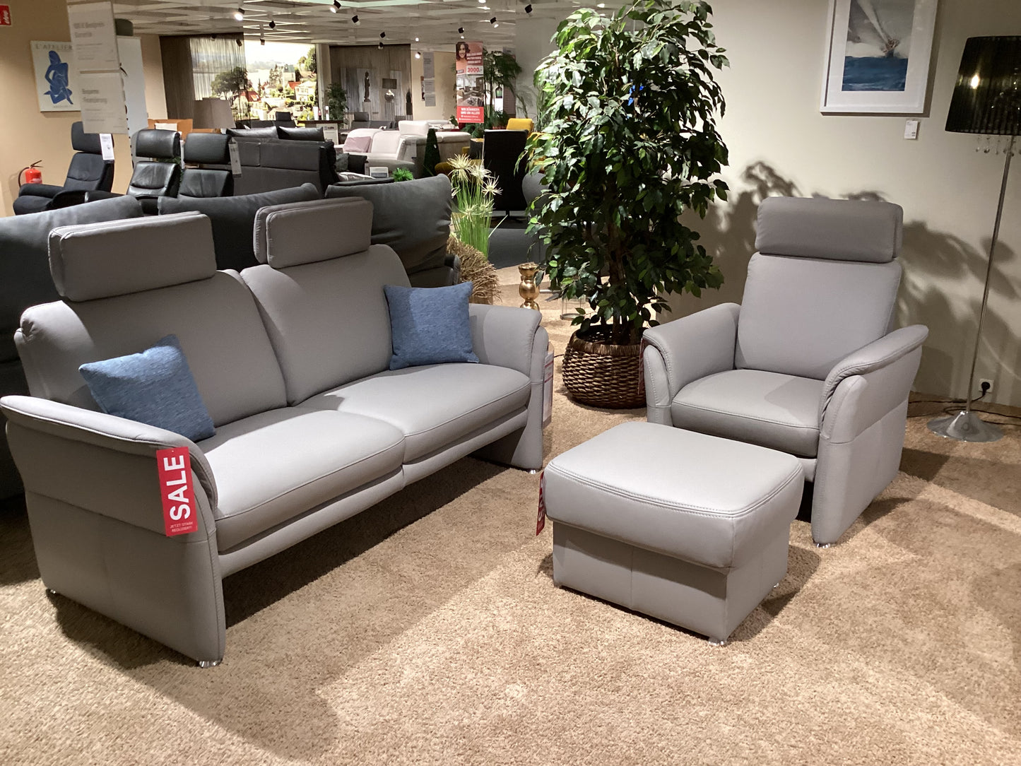 Einzelsofa + Sessel „Placido“ Wandsbek
