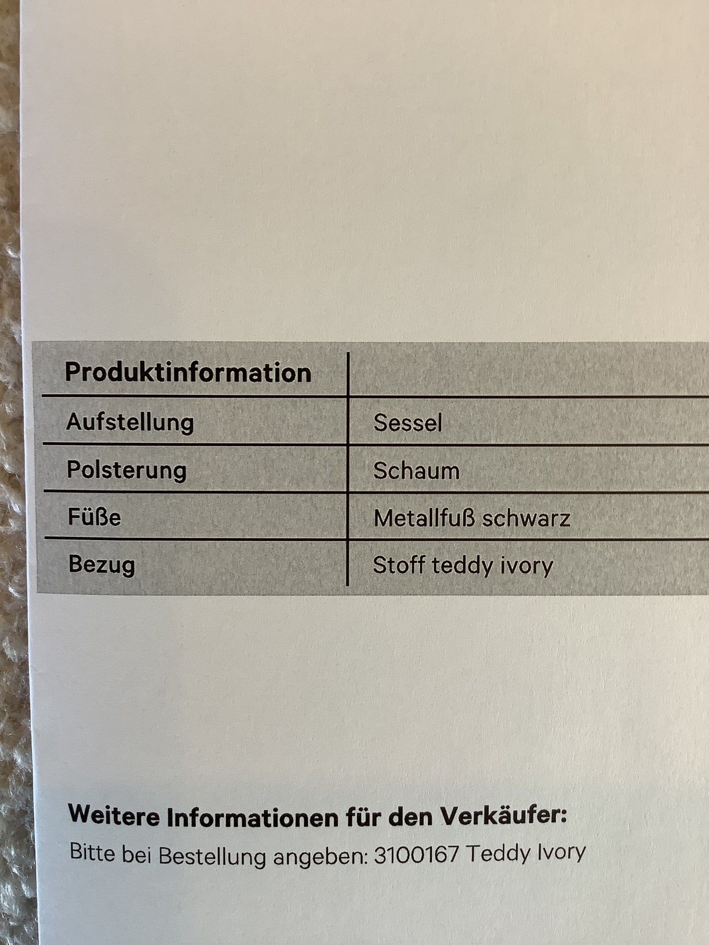 Sessel Zoila | Lübeck