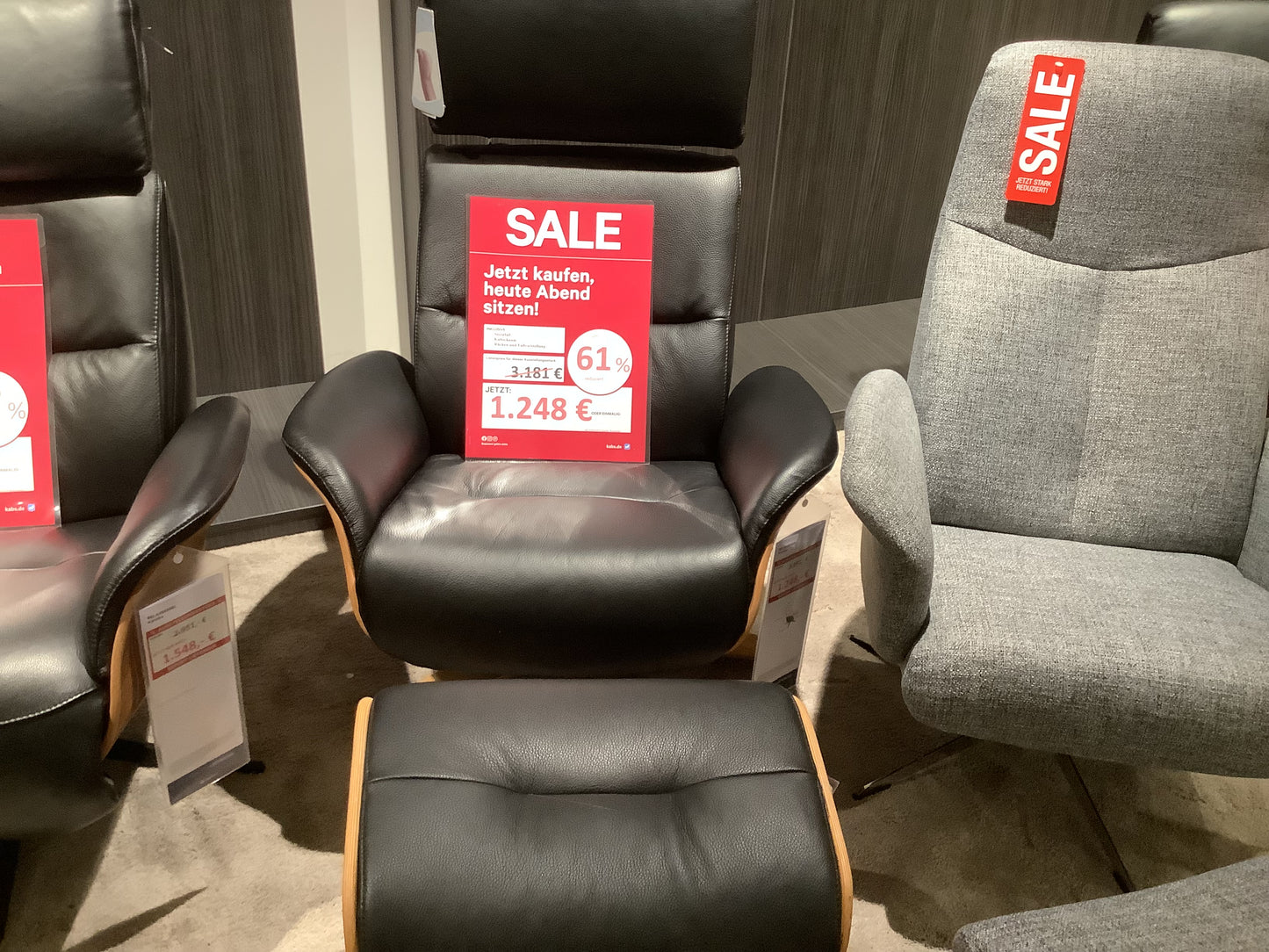 Relaxsessel „Kareike“ inklusiv Polsterhocker Store Cloppenburg