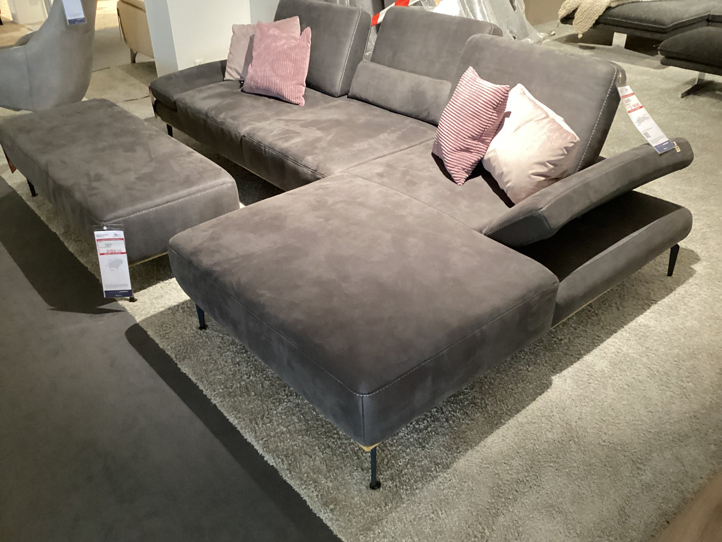 W. Schillig Ecksofa 16585 inkl. Hocker/ Kabs Essen