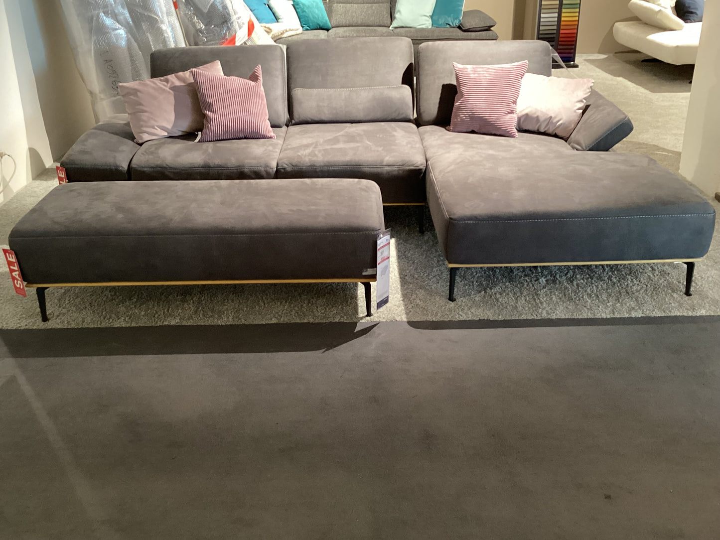 W. Schillig Ecksofa 16585 inkl. Hocker/ Kabs Essen