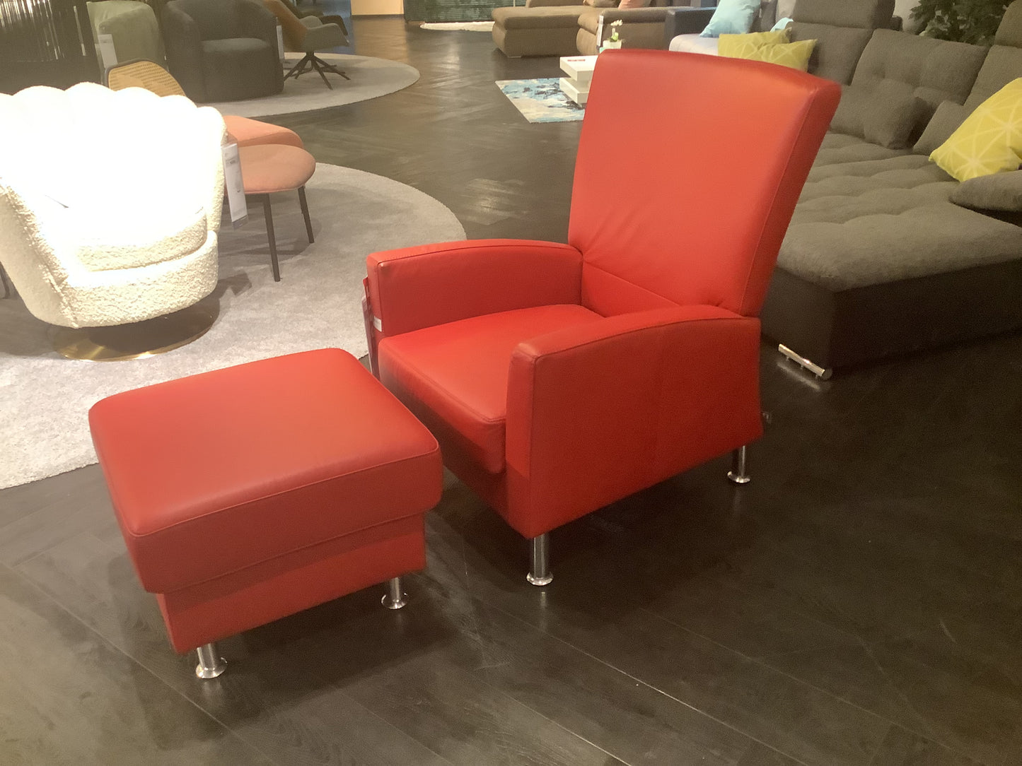 Polstersessel + Hocker „Florenz“ | Schwerin