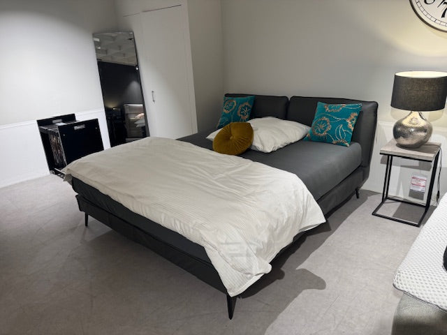 Boxspringbett Hüggel Leder/ Kabs Essen
