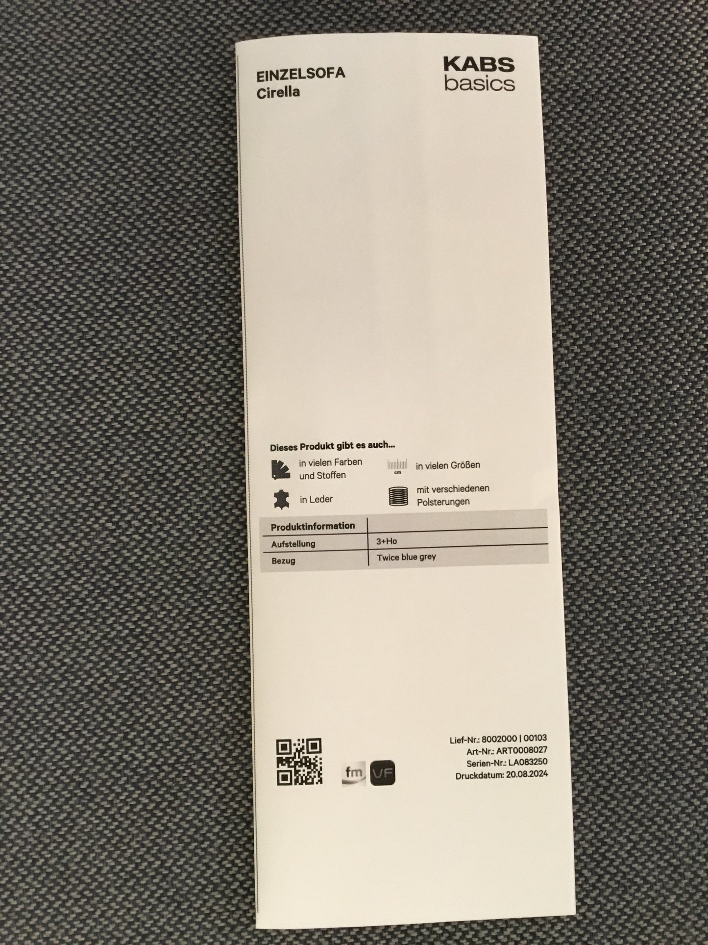 Einzelsofa Cirella | Kabs Outlet