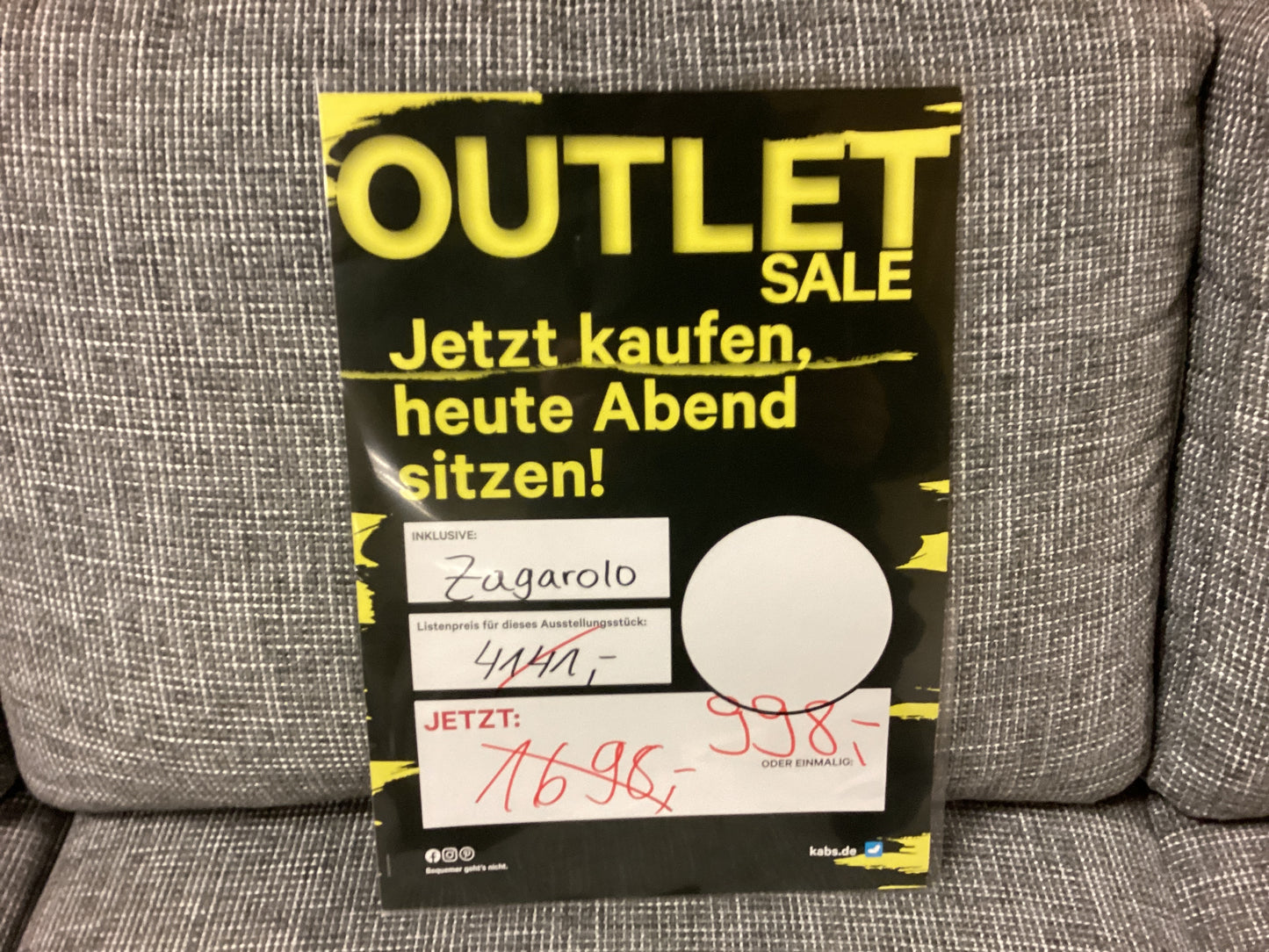 Ecksofa Zagarolo I Kabs Outlet