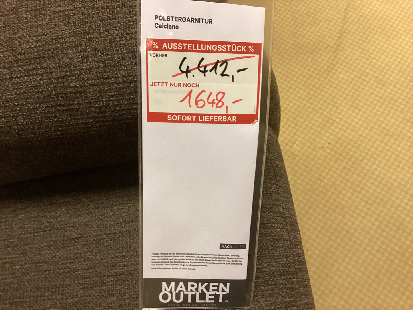 Polstergarnitur calciano| Kabs Outlet