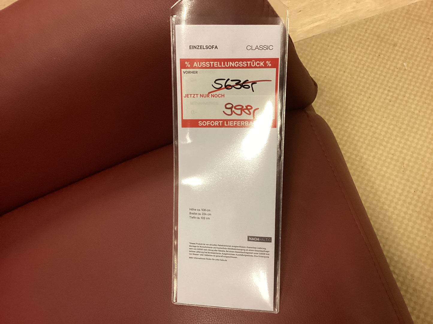 Einzelsofa Classic| Kabs Outlet