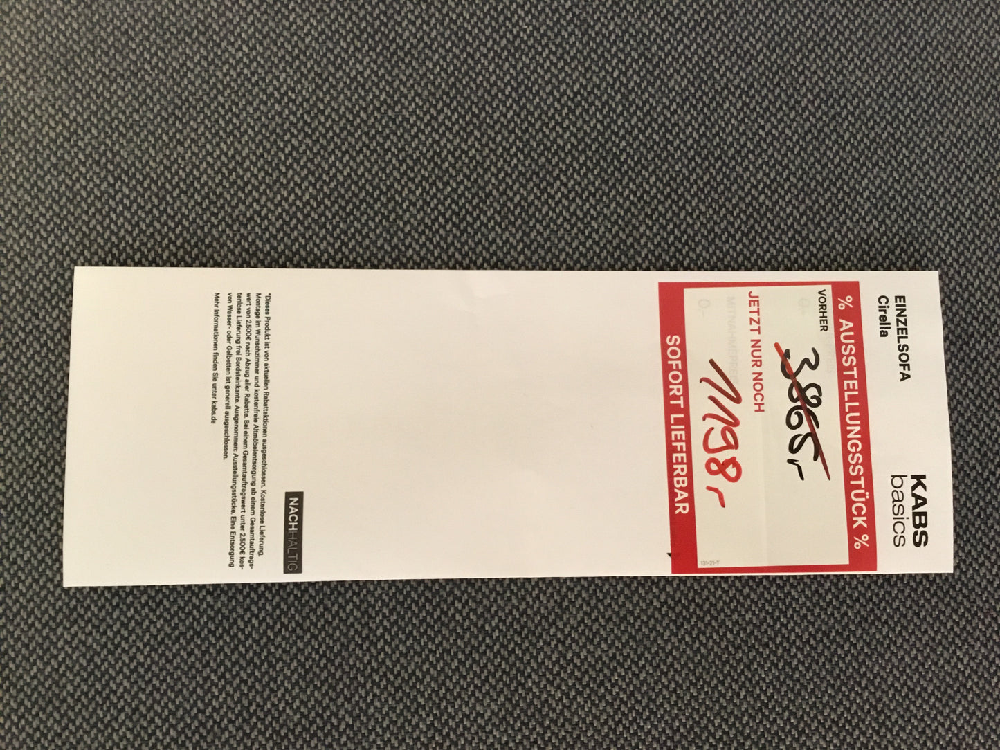 Einzelsofa Cirella | Kabs Outlet