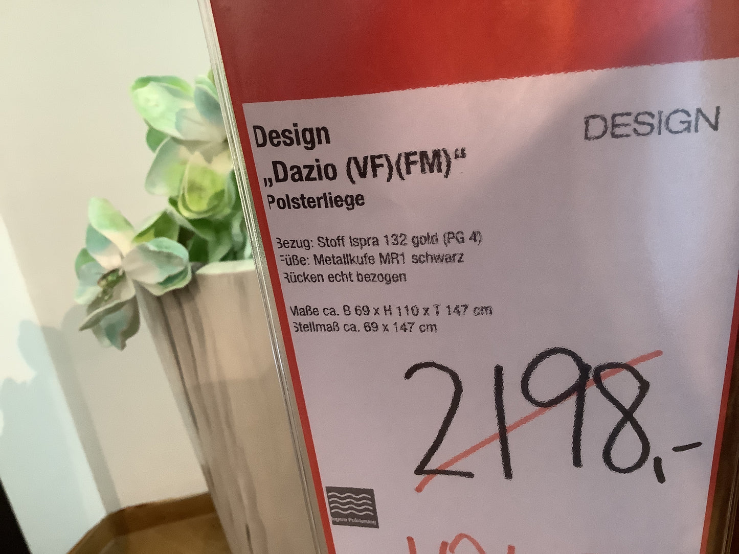 Polsterliege "Dazio" Lübeck