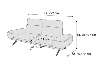 Einzelsofa „Elements“ KOINOR | Kabs Cloppenburg