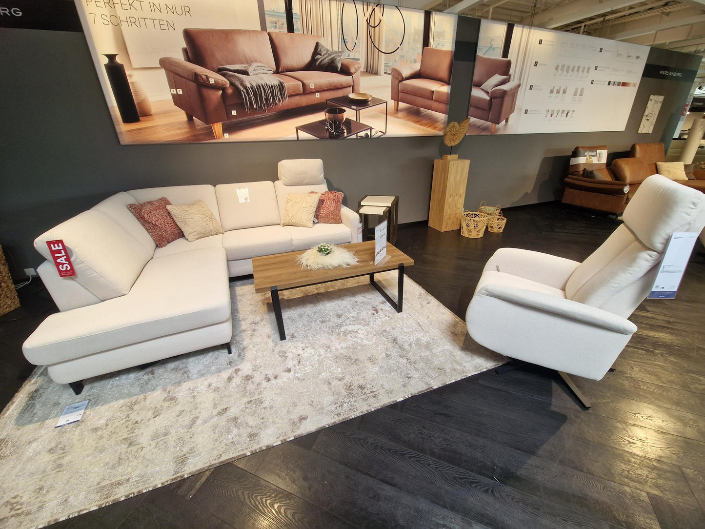 Ecksofa Charleston + Realxsessel - Kabs Bremen