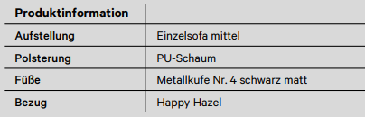 Einzelsofa „Elements“ KOINOR | Kabs Cloppenburg