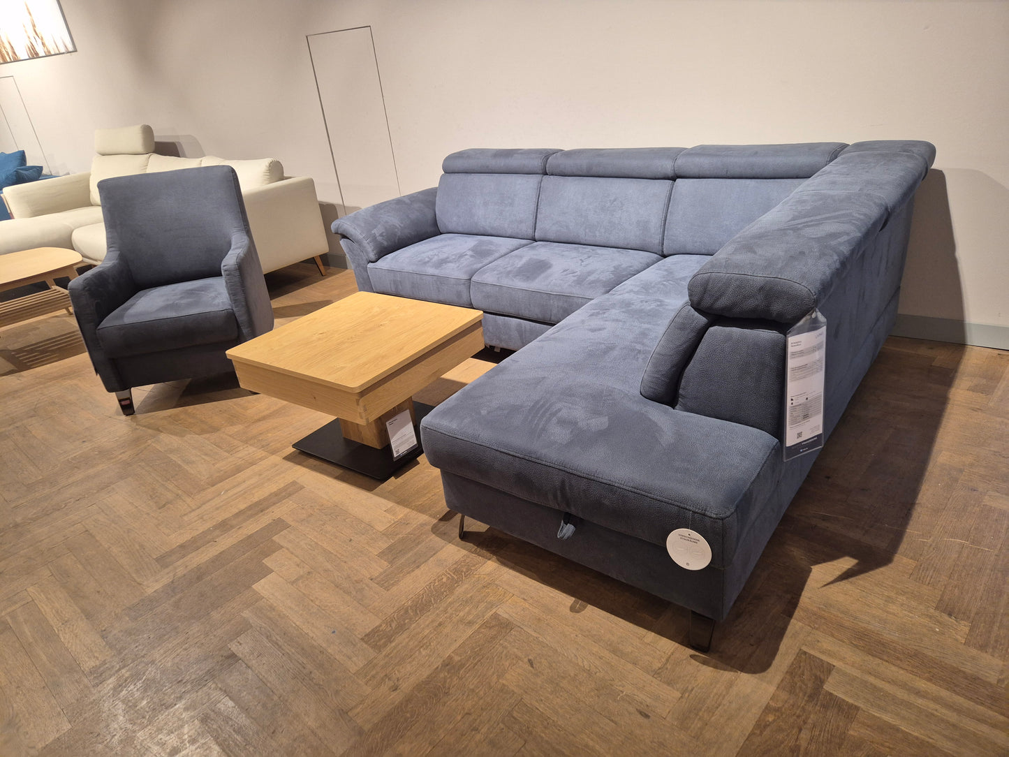 Ecksofa "Scandicci" mit Sessel "Siviano" SET | Kabs Essen City