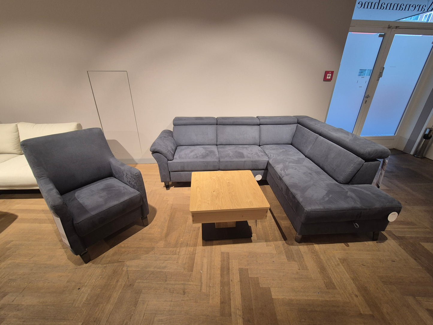 Ecksofa "Scandicci" mit Sessel "Siviano" SET | Kabs Essen City