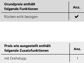 Bank 2-Sitzer „Schwof“ KOINOR | Kabs Cloppenburg