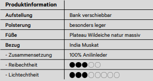 Bank verschiebbar „Schwof KOINOR“ | Kabs Cloppenburg