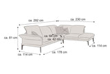 Ecksofa "24600 Sherry" W.Schillig | Schwerin