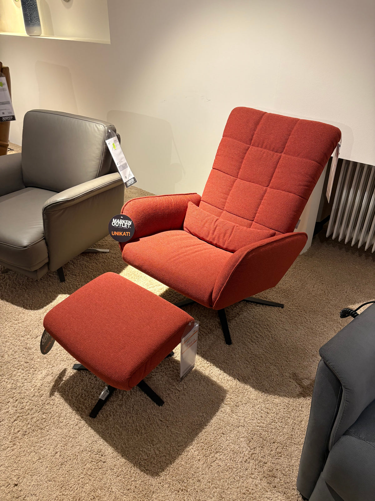 Relaxsessel "31721 Dexxter" mit Hocker | Kabs Essen Steele