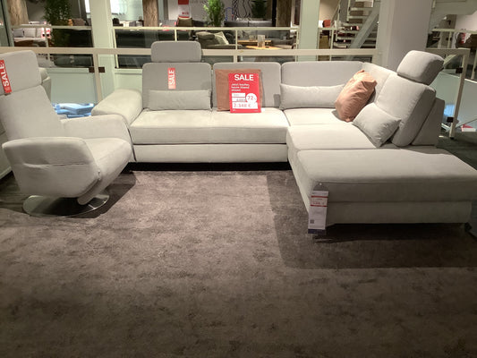 Ecksofa „Solina“ inklusive Relaxsessel „Sarro“ Store Cloppenburg