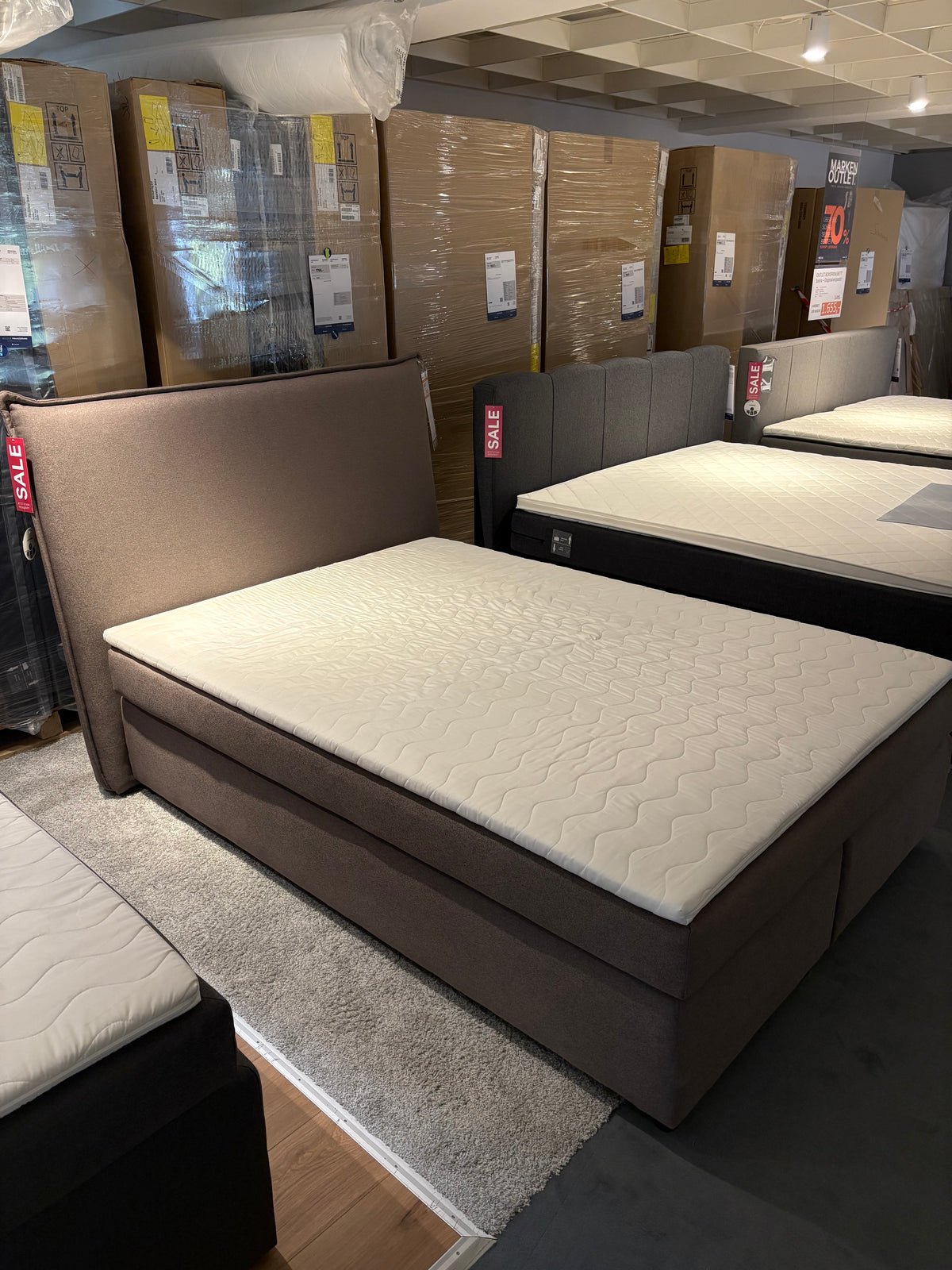 Boxspringbett "Gater" Originalverpackt | Kabs Essen Steele