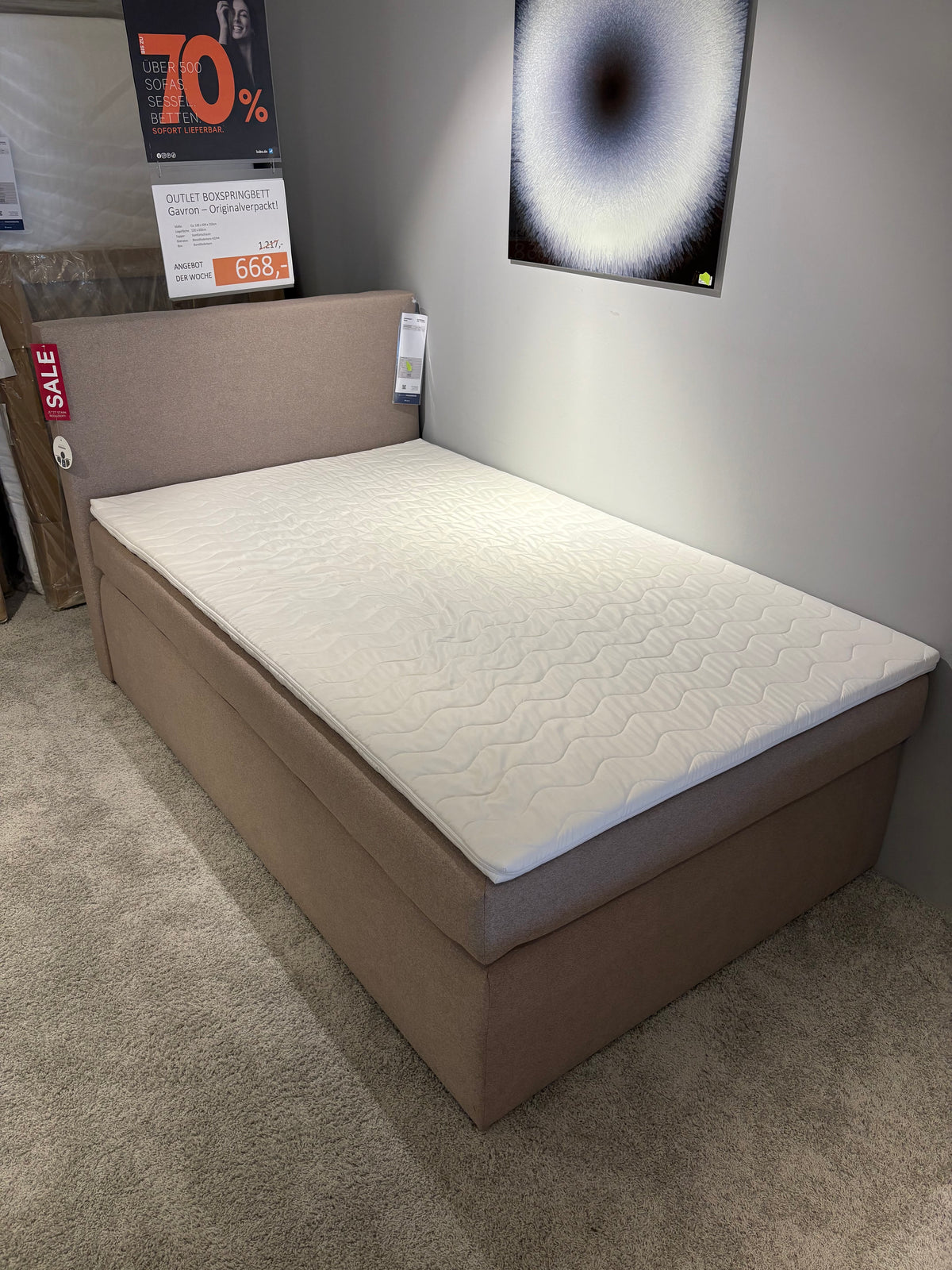 Boxspringbett "Gavron" Originalverpackt | Kabs Essen Steele
