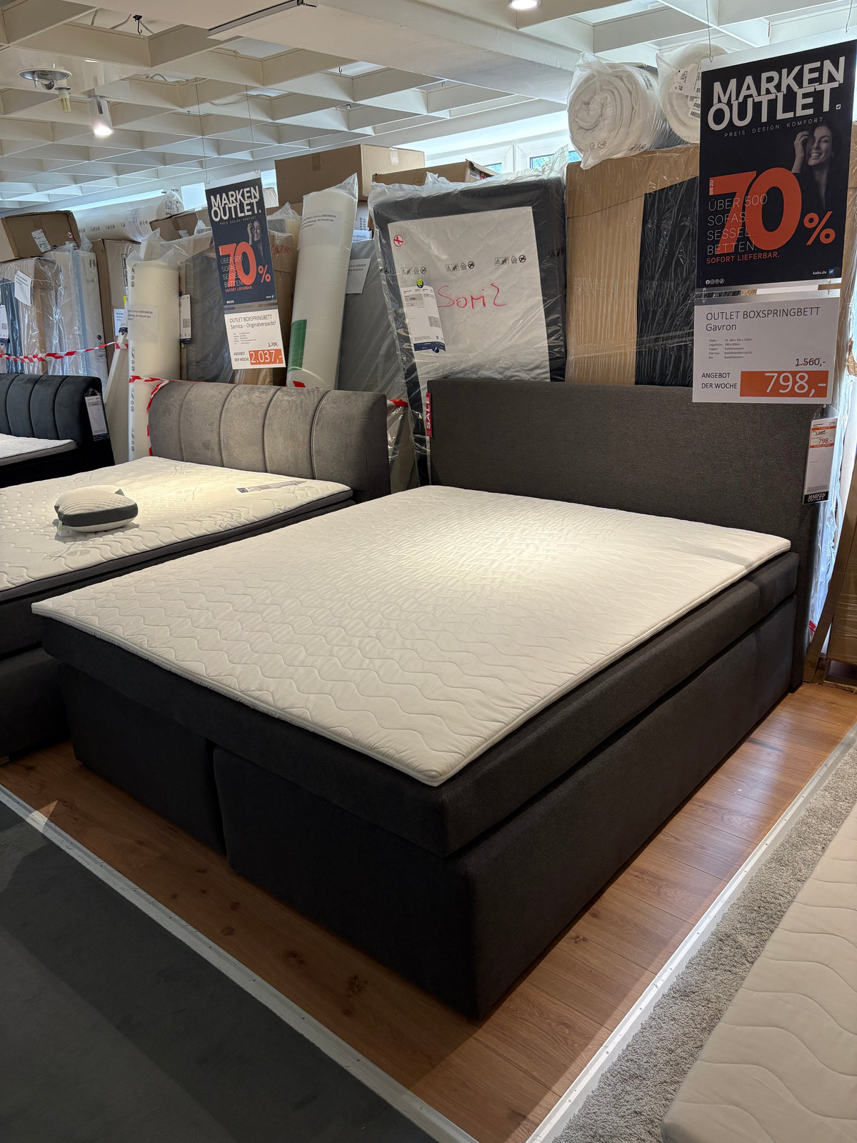 Boxspringbett "Gavron 180" Originalverpackt | Kabs Essen Steele