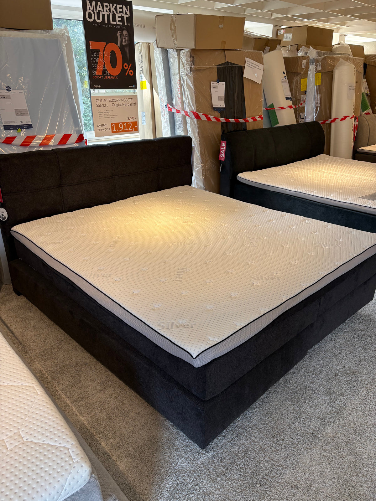 Boxspringbett "Saargau" Originalverpackt | Kabs Essen Steele