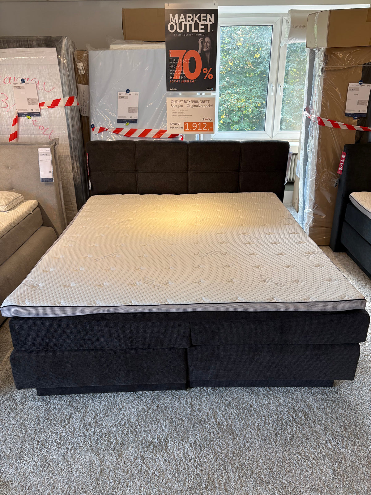 Boxspringbett "Saargau" Originalverpackt | Kabs Essen Steele