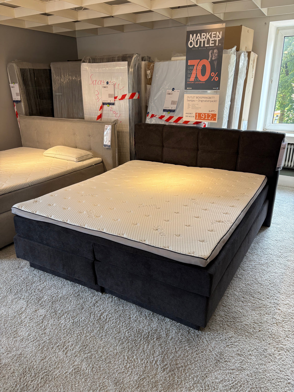 Boxspringbett "Saargau" Originalverpackt | Kabs Essen Steele