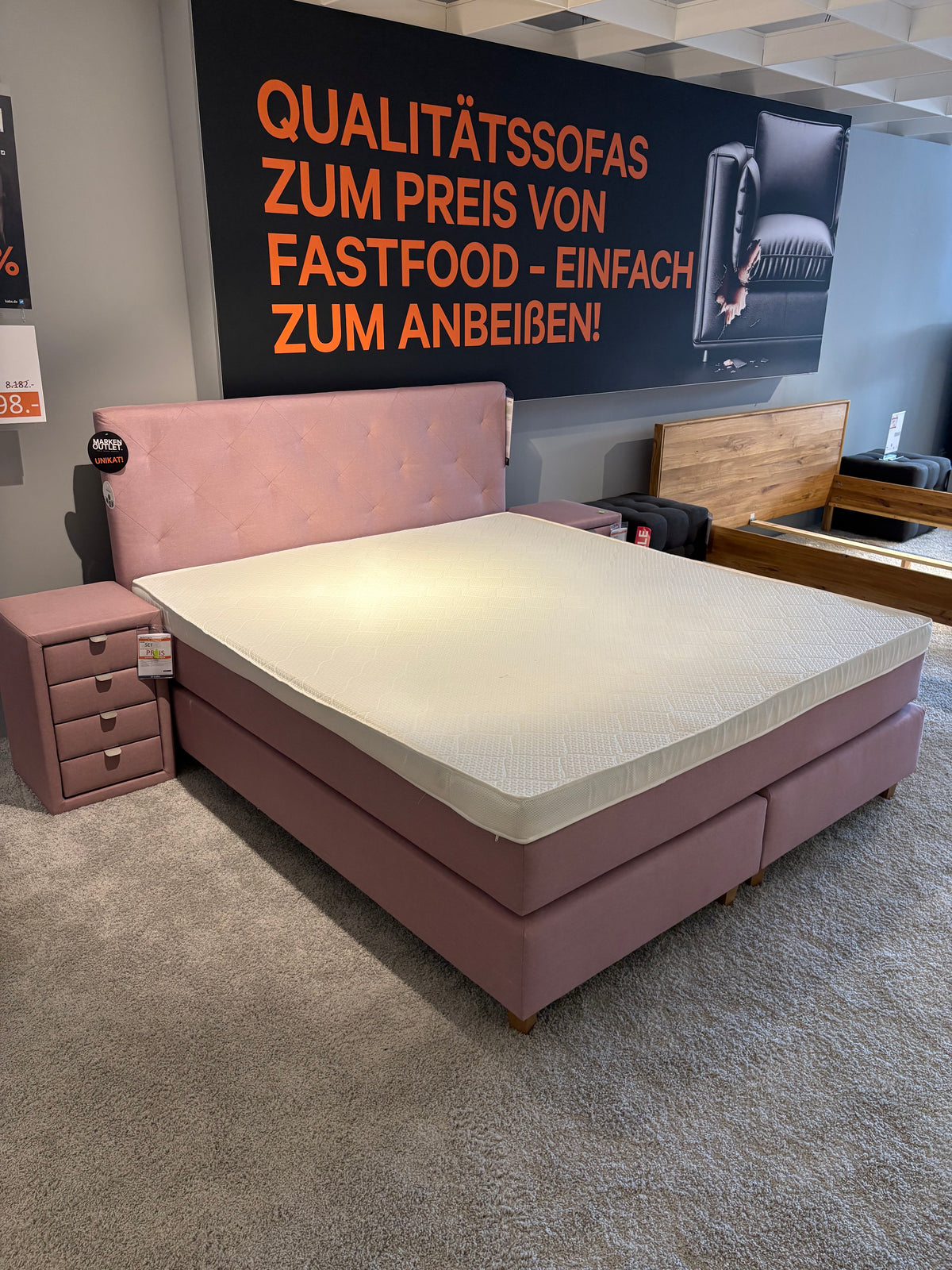 Boxspringbett "Salea" mit Nachttischen SET | Kabs Essen Steele