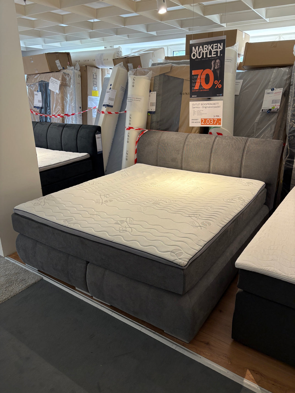 Boxspringbett "Sarnica" Originalverpackt | Kabs Essen Steele