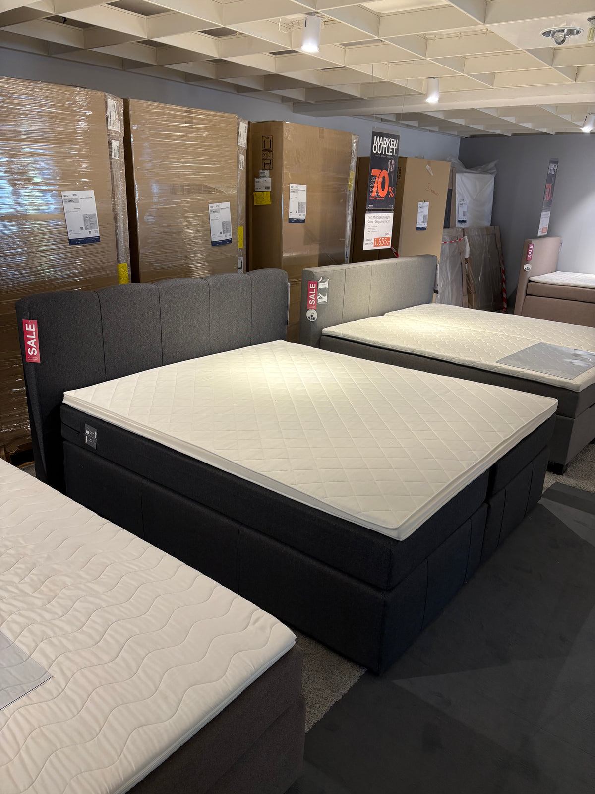 Boxspringbett "Soril" Originalverpackt | Kabs Essen Steele