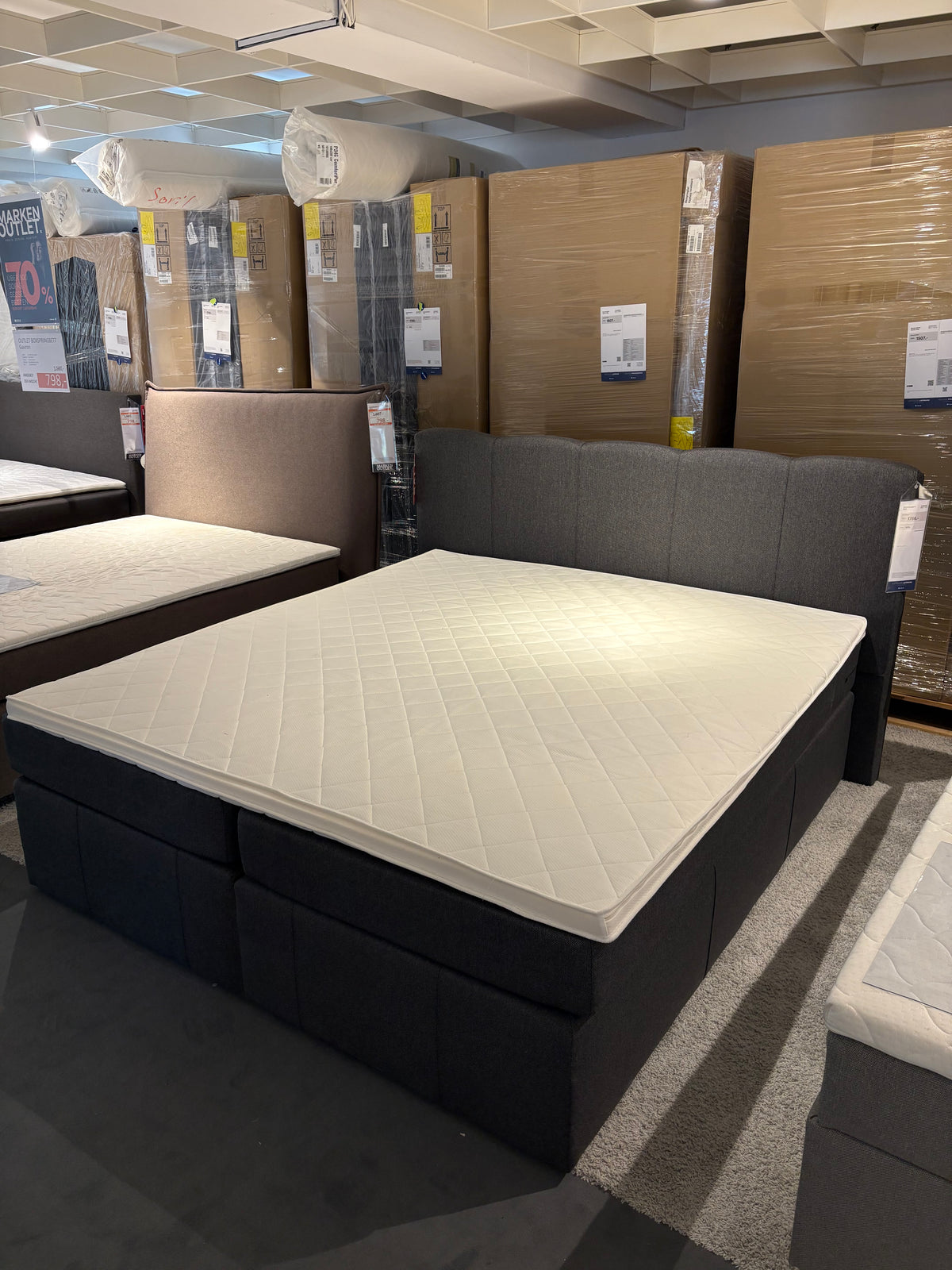 Boxspringbett "Soril" Originalverpackt | Kabs Essen Steele