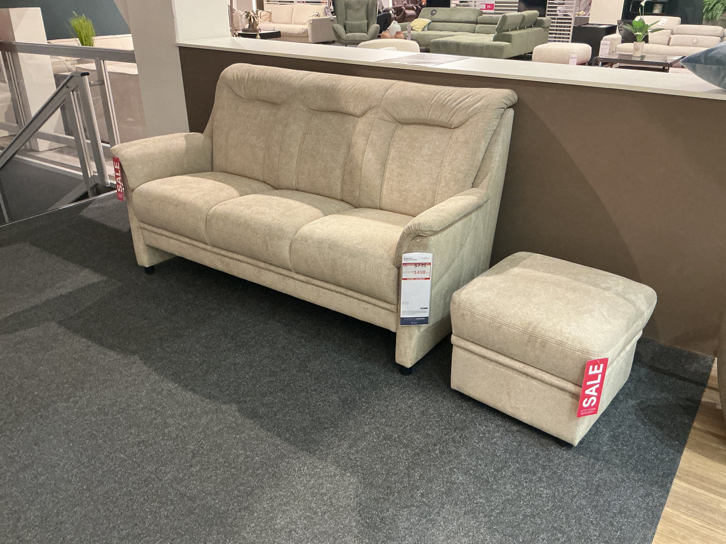 Einzelsofa "Granerolo" inkl. Hocker I Wandsbek